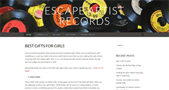 Desktop Screenshot of escapeartistrecords.com